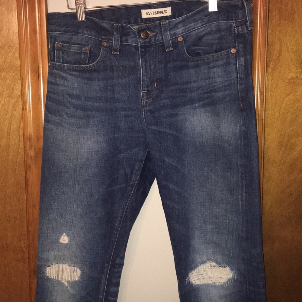 Madewell Rivet & Thread boyfriend jeans